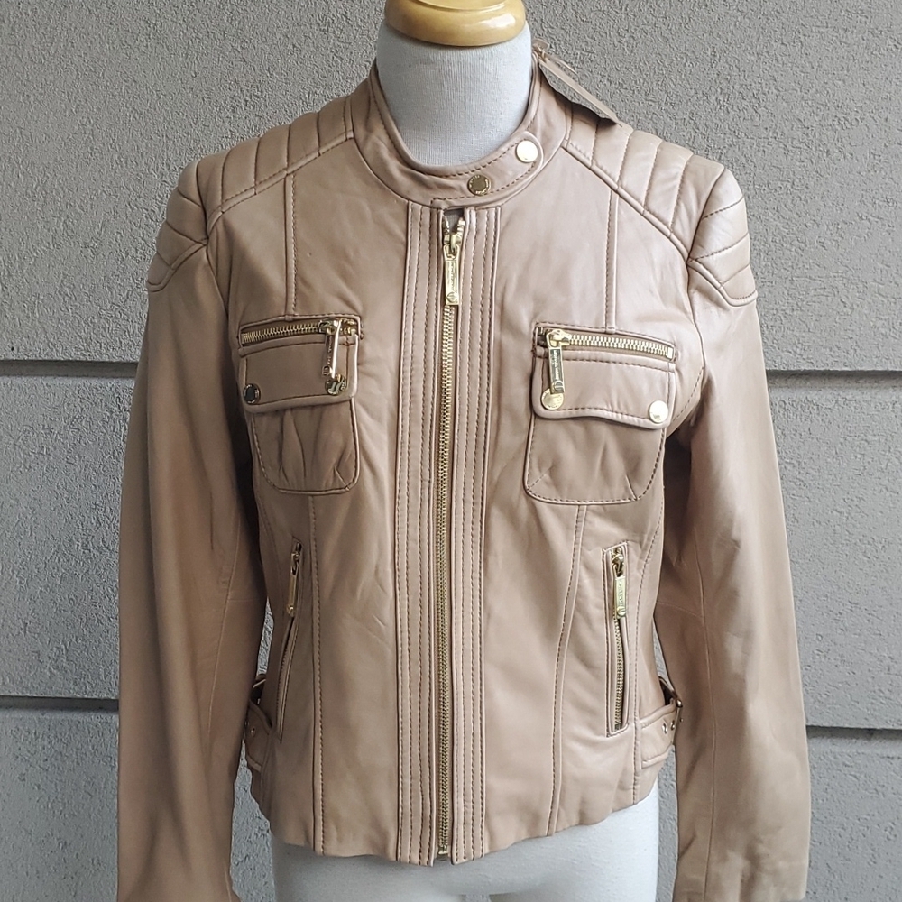 MICHEAL KORS- LEATHER JACKET